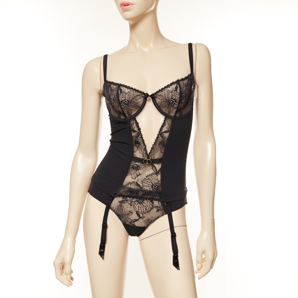 【Chantelle】馬甲吊襪帶>BCD>黑色(21U70_011)【Orchids】_3