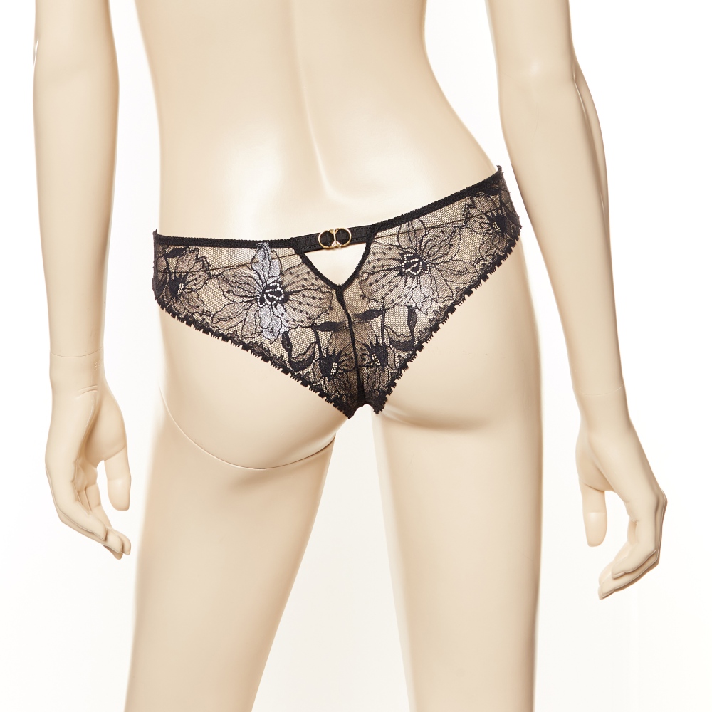 【Chantelle】丁字內褲>XS-S>黑色(21U90_011)【Orchids】_2