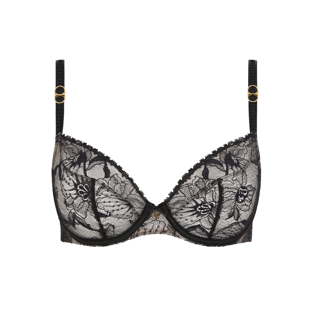【Chantelle】丁字內褲>XS-S>黑色(21U90_011)【Orchids】_7