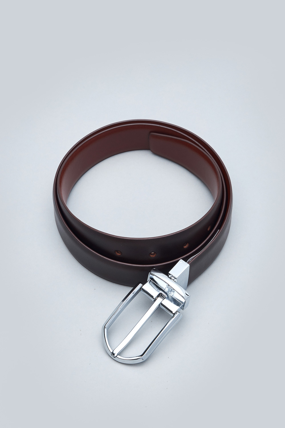 SST&C Dark Brown & Saddle Brown Back Turn Pin Buckle Belt | 1712305001  (Outlet)_0