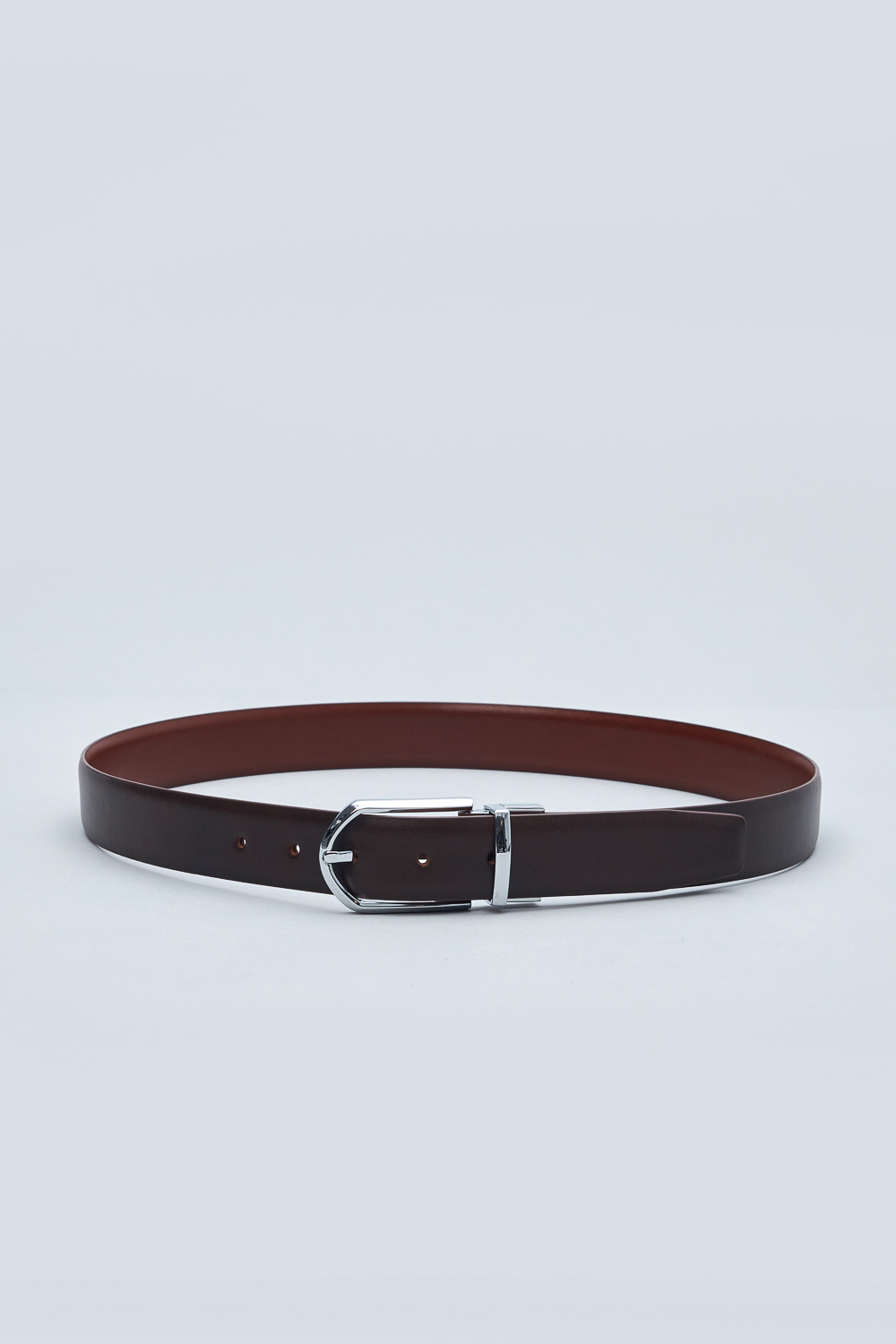 SST&C Dark Brown & Saddle Brown Back Turn Pin Buckle Belt | 1712305001  (Outlet)_2
