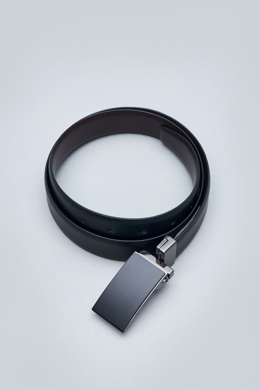 SST&C Black & Dark Brown Back Turn Pin Buckle Belt | 1712305004  (Outlet)_0