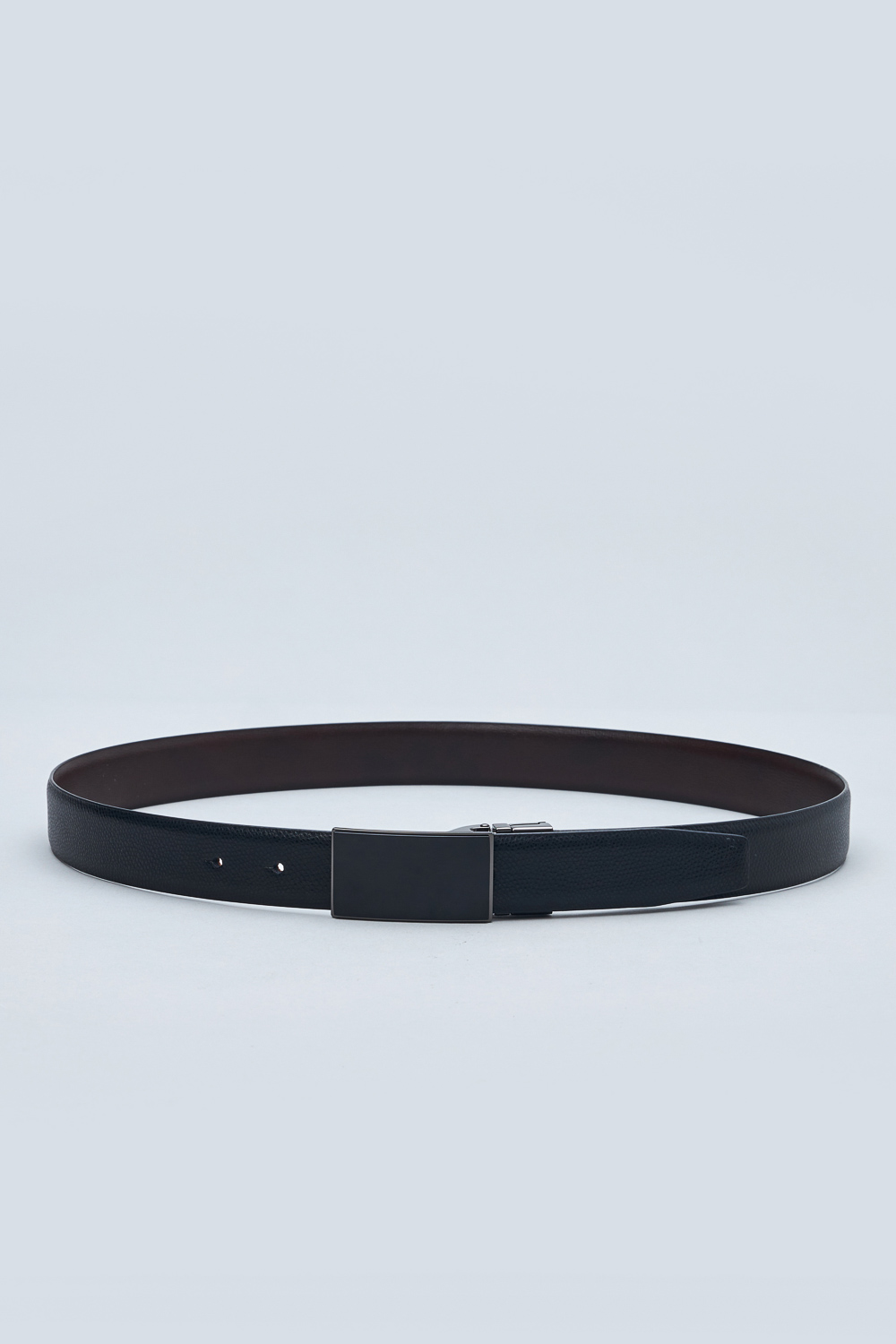 SST&C Black & Dark Brown Back Turn Pin Buckle Belt | 1712305004  (Outlet)_2