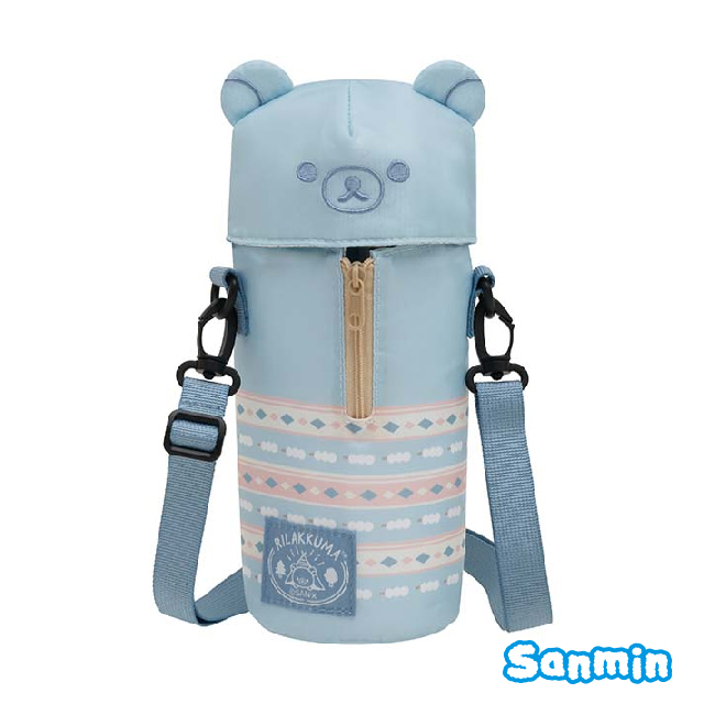 【Rilakkuma/拉拉熊】露營系列保溫水壺袋_0