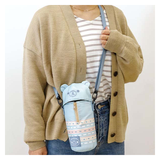 【Rilakkuma/拉拉熊】露營系列保溫水壺袋_1