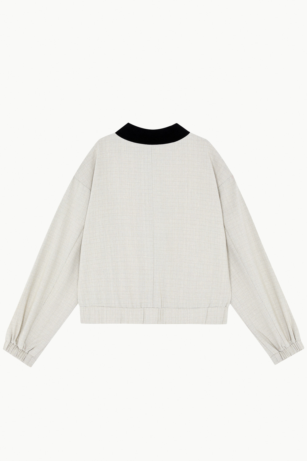 SST&C Light Beige Textured Casual Jacket | 8162306001  (Outlet)_8