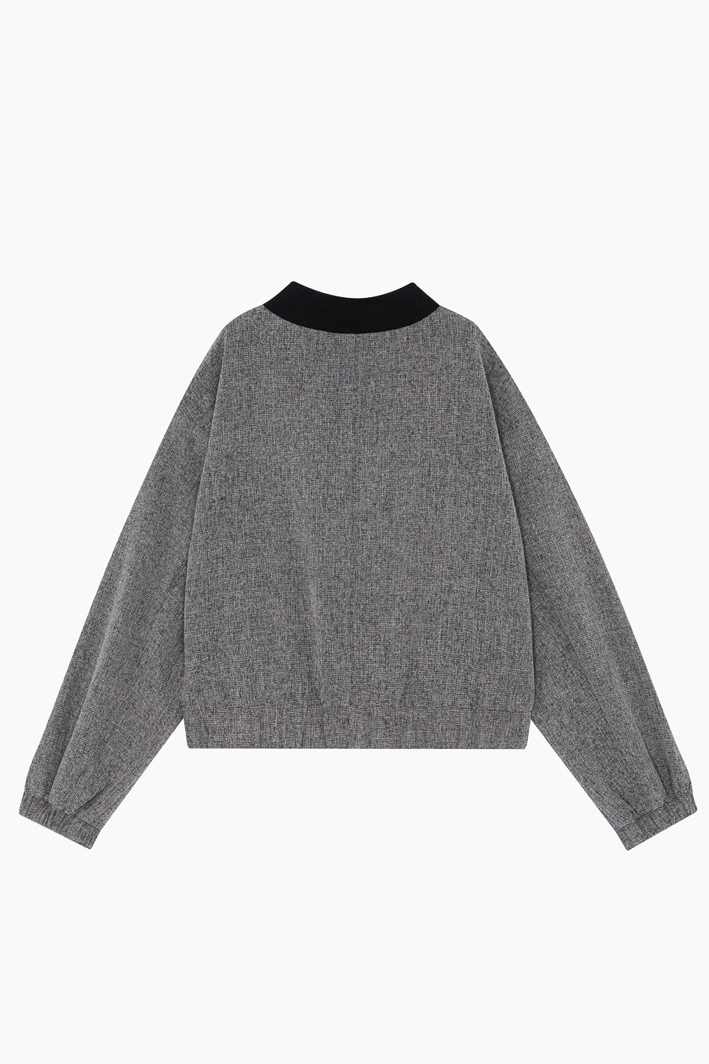 SST&C Black Textured Casual Jacket | 8162306002  (Outlet)_8