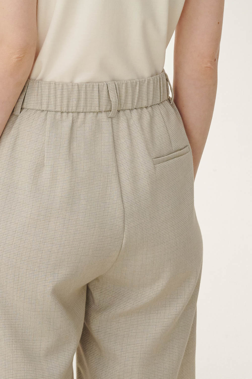 SST&C Light Beige Casual Shorts | 8262306001  (Outlet)_6