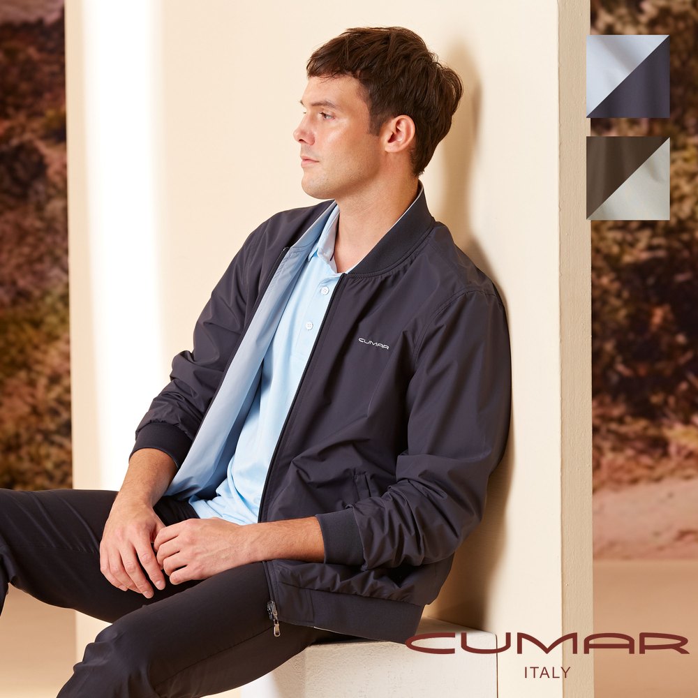 CUMAR 男裝春夏雙面穿棒球領薄外套 / 238902