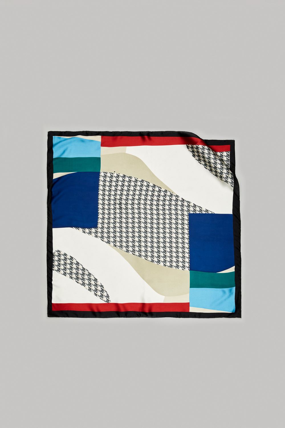 SST&C Geometric Houndstooth Scarf | 9462305007  (Outlet)_0