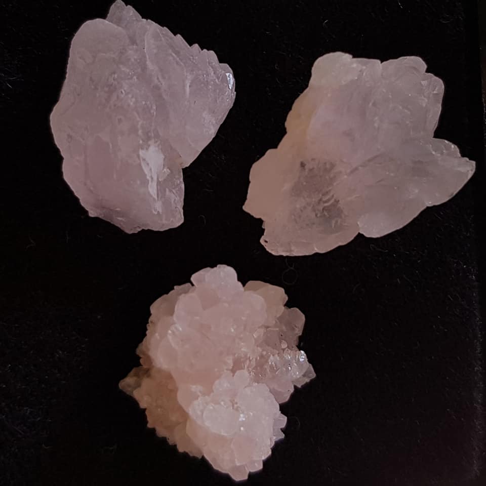 【土桑展精選寶物】巴西天然粉晶簇0226-19（3個一組）_0