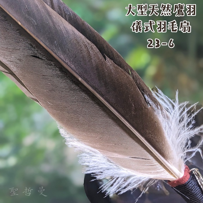 極稀有！大型天然鷹羽儀式羽毛扇23-6 ~適合在各種神聖儀式中或能量療癒使用_5