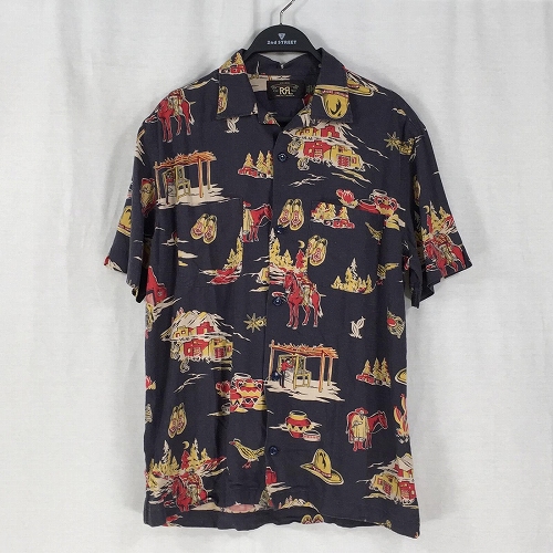 【苗栗尚順廣場店】RRL/短袖襯衫/S/782825646001