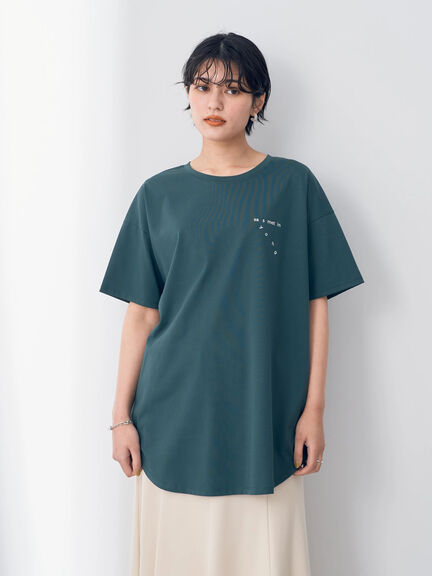 特色標語印花圓領T恤(7C36L1C0300) - YECCA VECCA