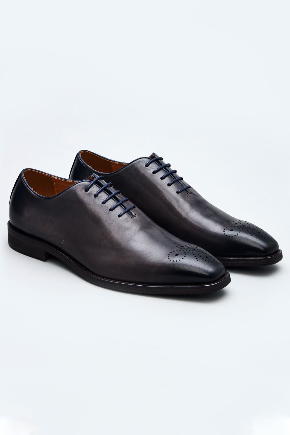 SST&C Gray Oxford Shoes | 1312304002  (Outlet)_0