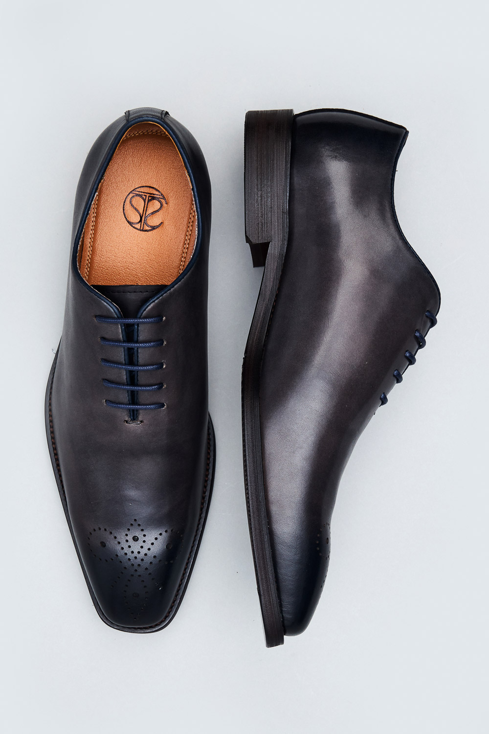 SST&C Gray Oxford Shoes | 1312304002  (Outlet)_1