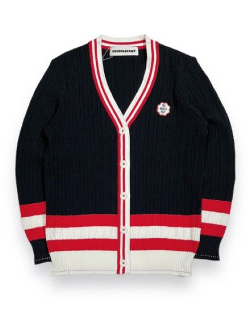 【DECEMBERMAY】Old School Cable Cardigan / MAN1-305-1023