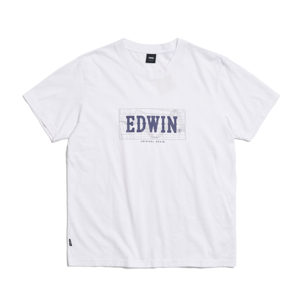 EDWIN｜男裝｜機械LOGO短袖T恤