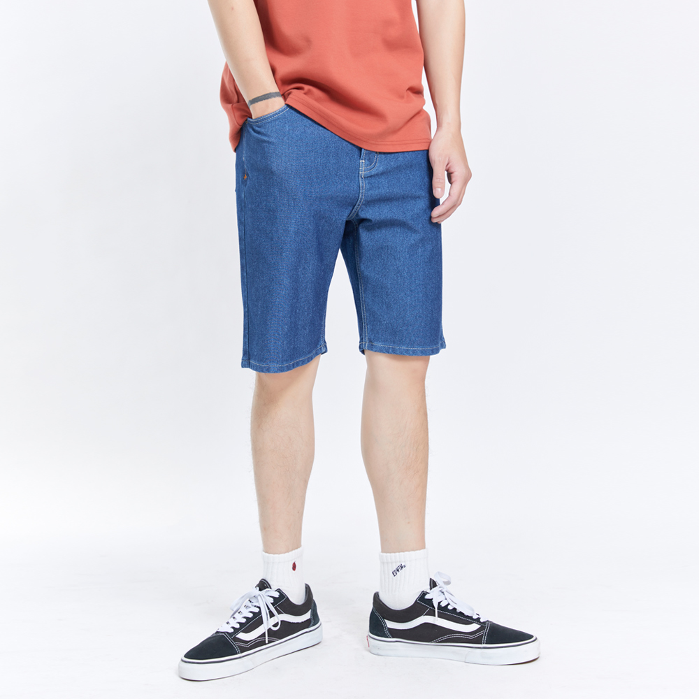 EDWIN｜橘標｜加大碼｜男裝｜透氣仿舊丹寧短褲