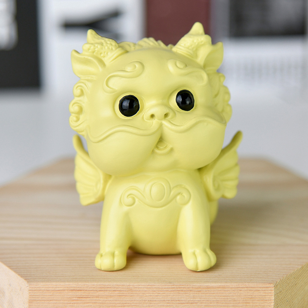 Q萌神獸小貔貅(奶油黃)－【招財、貴人、守庫】_0