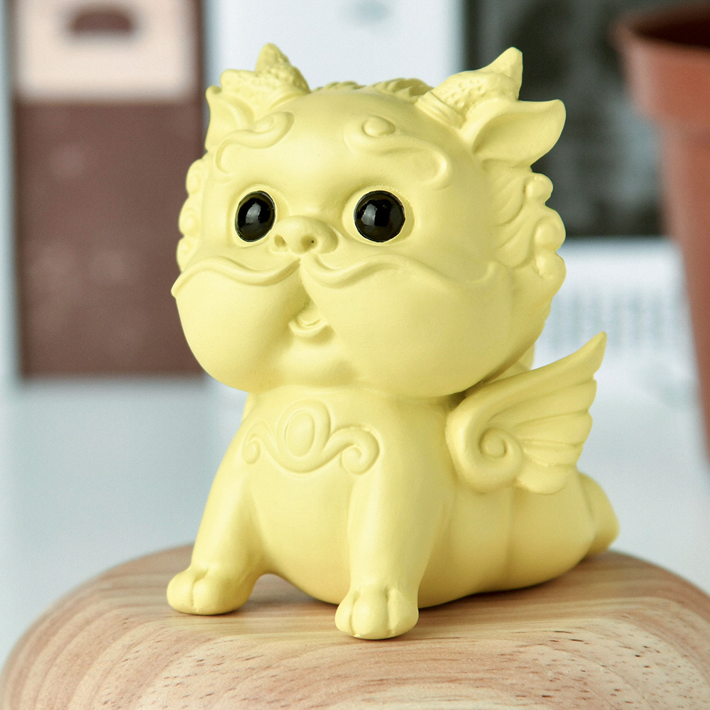 Q萌神獸小貔貅(奶油黃)－【招財、貴人、守庫】_1