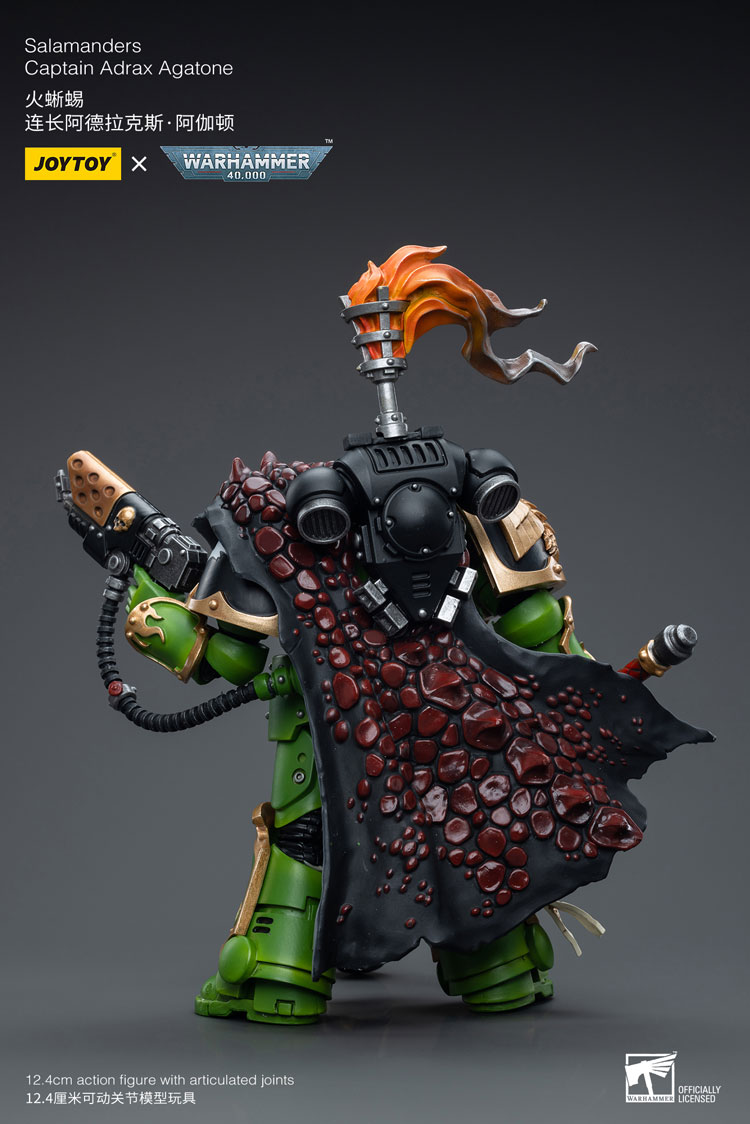 JOYTOY 1/18 戰鎚40K 火蜥蜴連長 阿德拉克斯 阿伽頓 JT6809 可動完成品_2