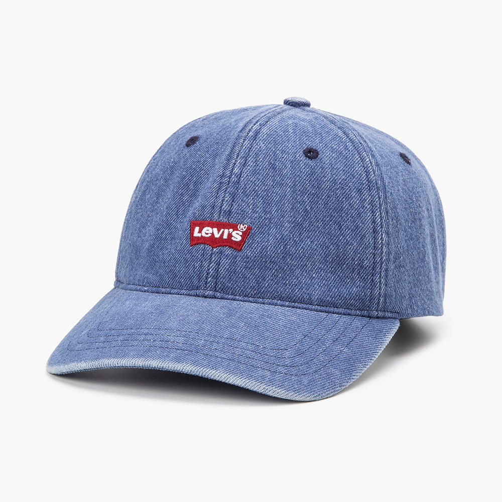 男女同款 可調式環釦丹寧棒球帽 / 經典Logo刺繡布章 人氣新品_1