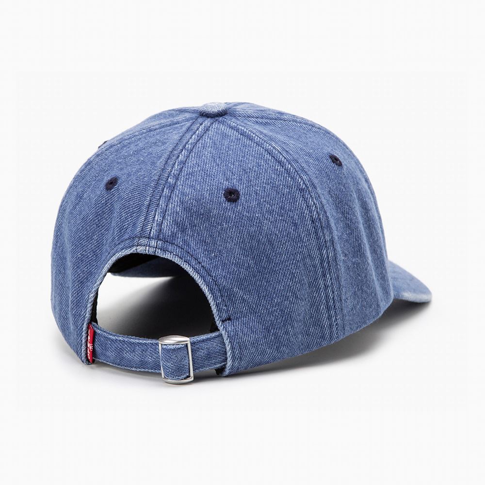 男女同款 可調式環釦丹寧棒球帽 / 經典Logo刺繡布章 人氣新品_2