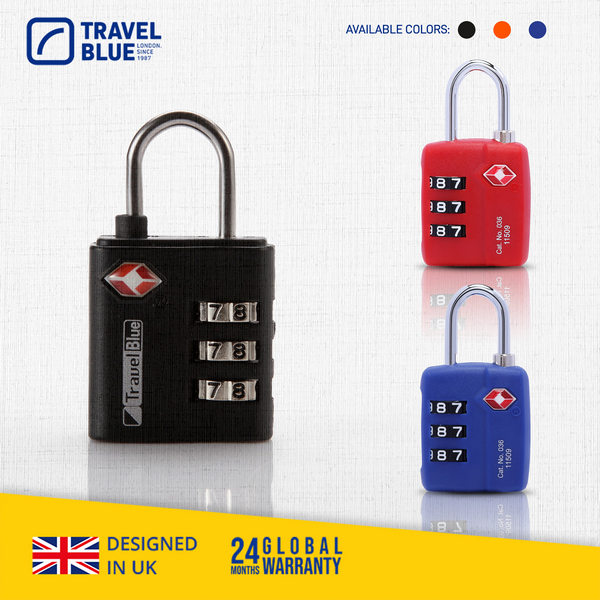 【TravelBlue】TSA美國海關密碼鎖 TB-2036