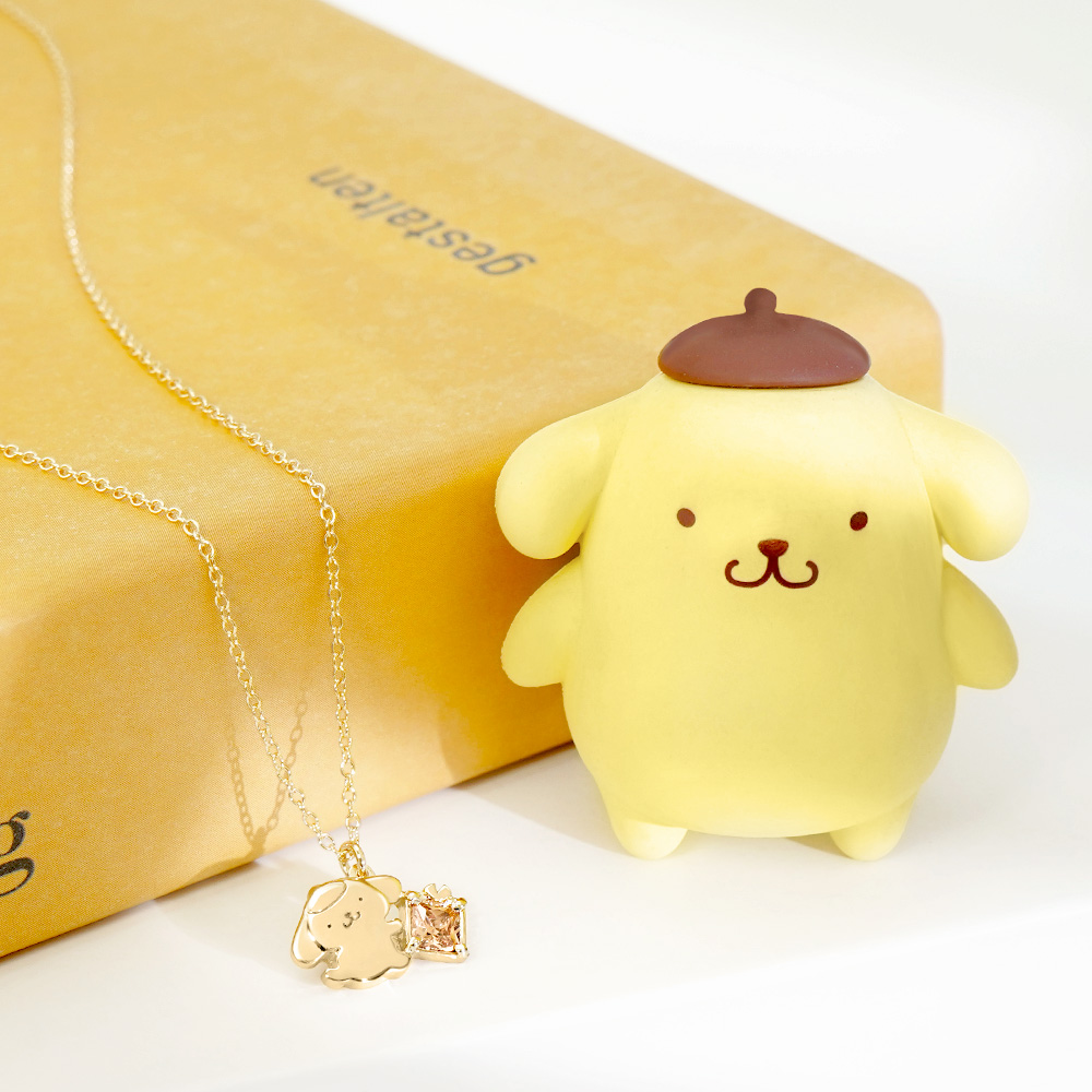 Small Gift for U系列-PomPomPurin 布丁狗禮物純銀項鍊_1