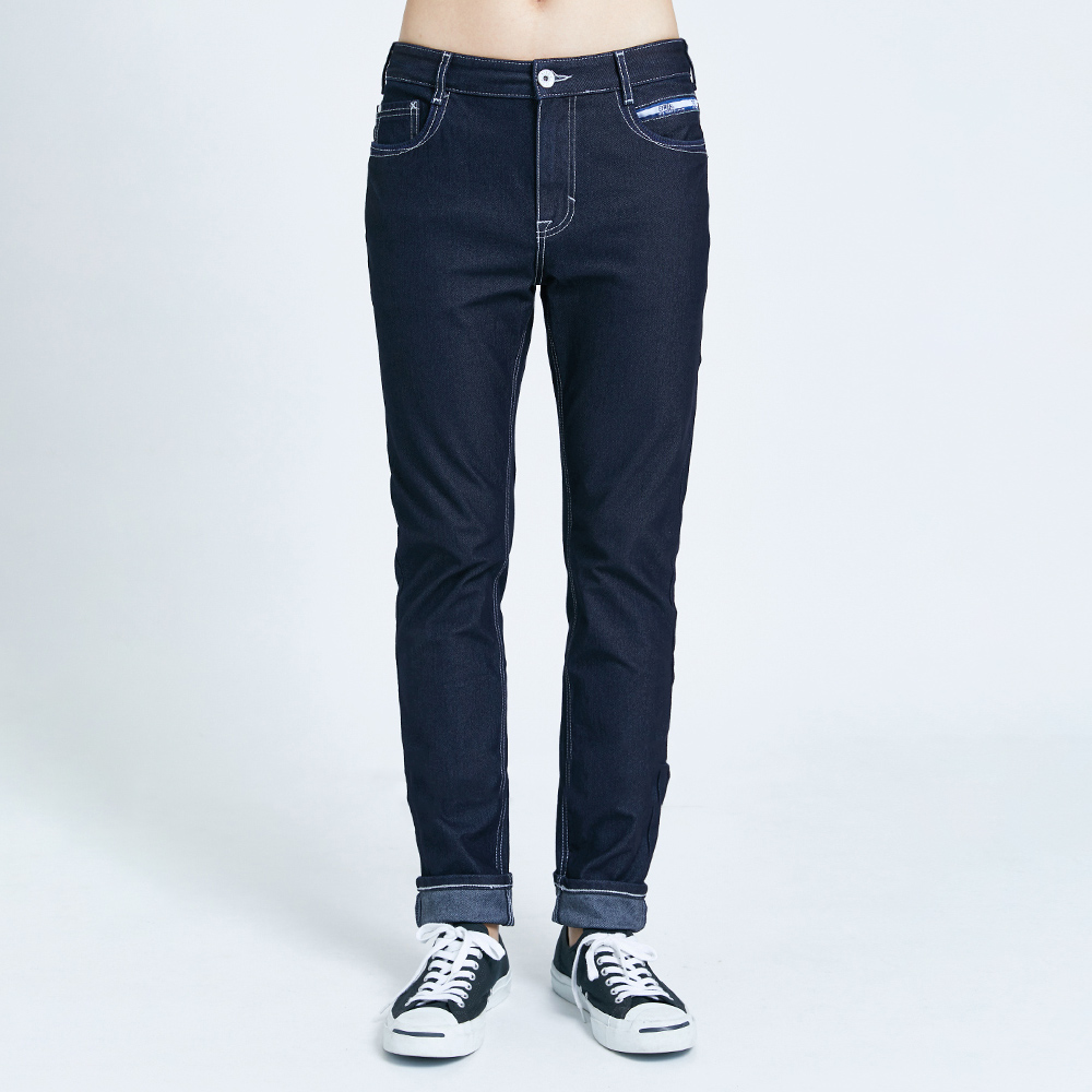 EDWIN｜JERSEYS｜男裝｜超彈力窄管丹寧直筒迦績褲