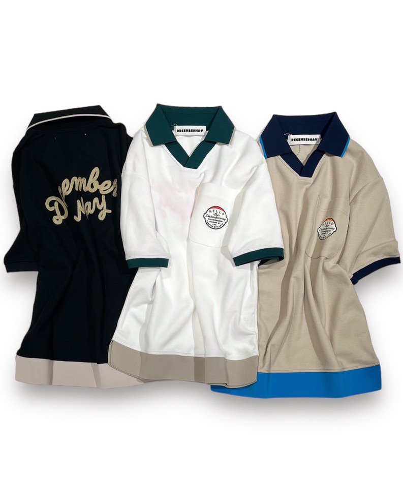 【DECEMBERMAY】BOY cable knit polo_MEN 1-305-0139