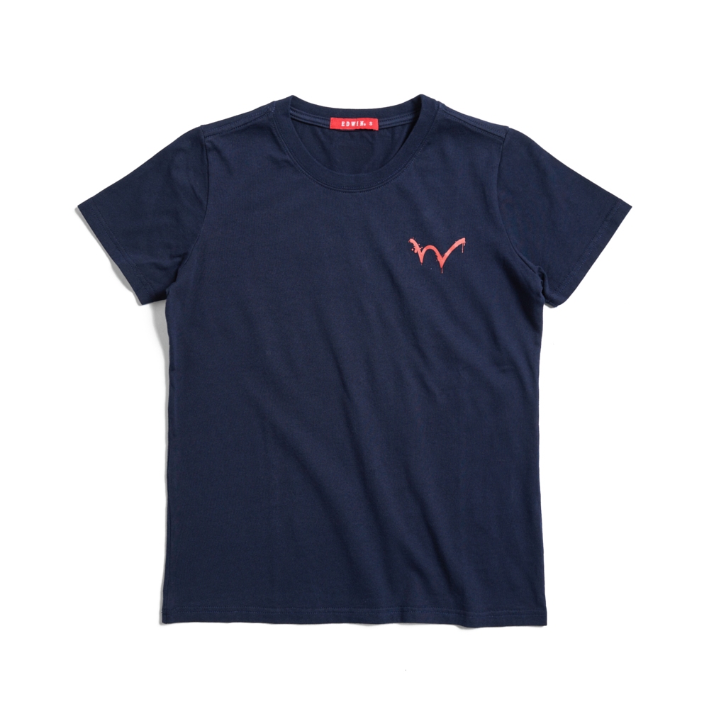 EDWIN｜女裝｜經典BASIC LOGO短袖T恤