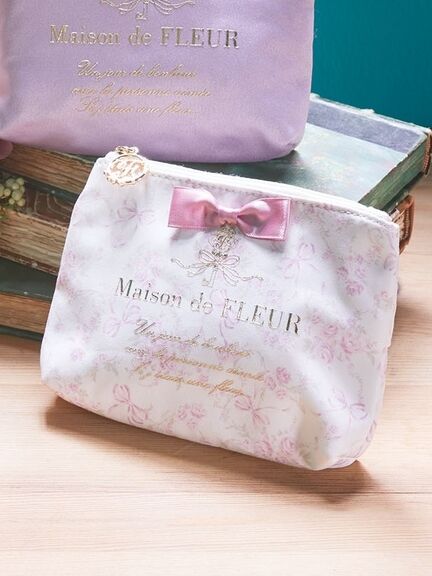 優雅蝴蝶系列緞帶方形手拿包(8A33FTJ1100) - Maison de FLEUR