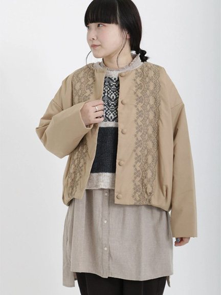 精緻刺繡罩衫/外套(FB31L0Y0280) - Samansa Mos2
