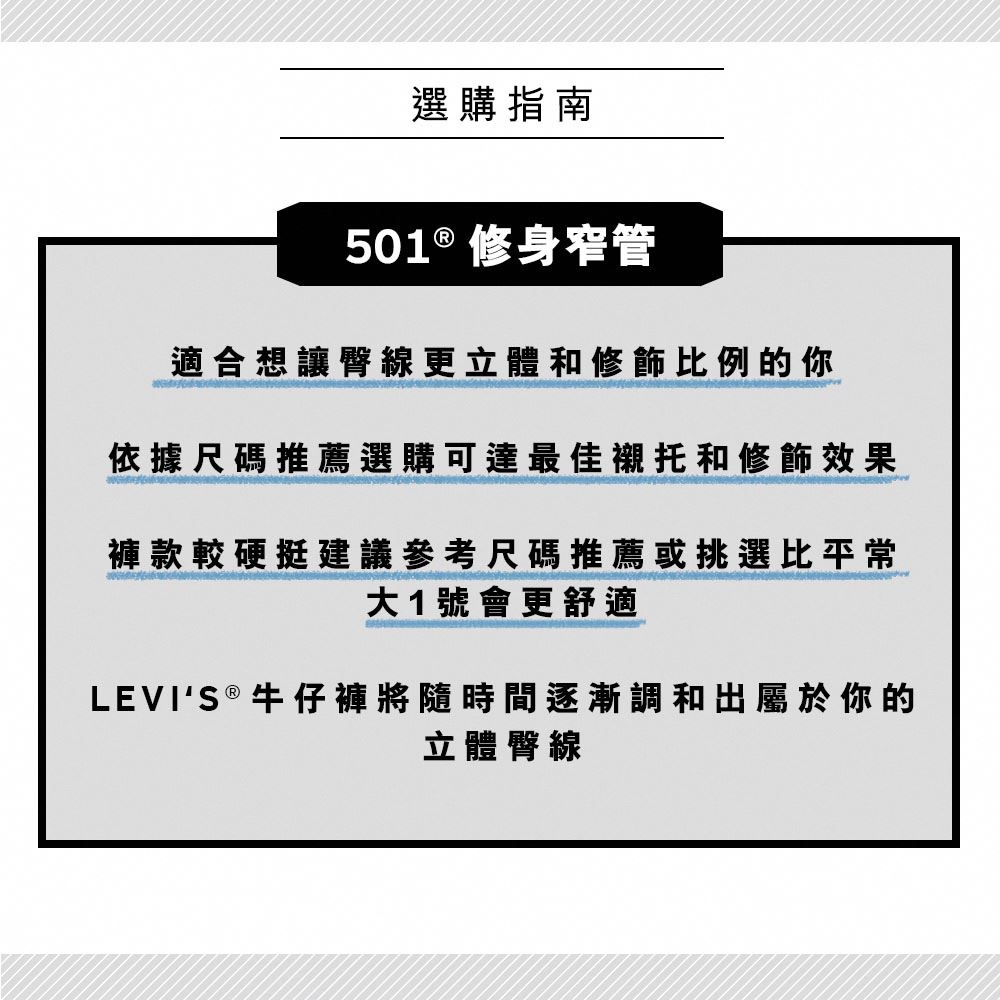 女款 501 Skinny高腰排釦窄管牛仔長褲 / 微磨損細節X撕邊褲管 熱賣單品_8