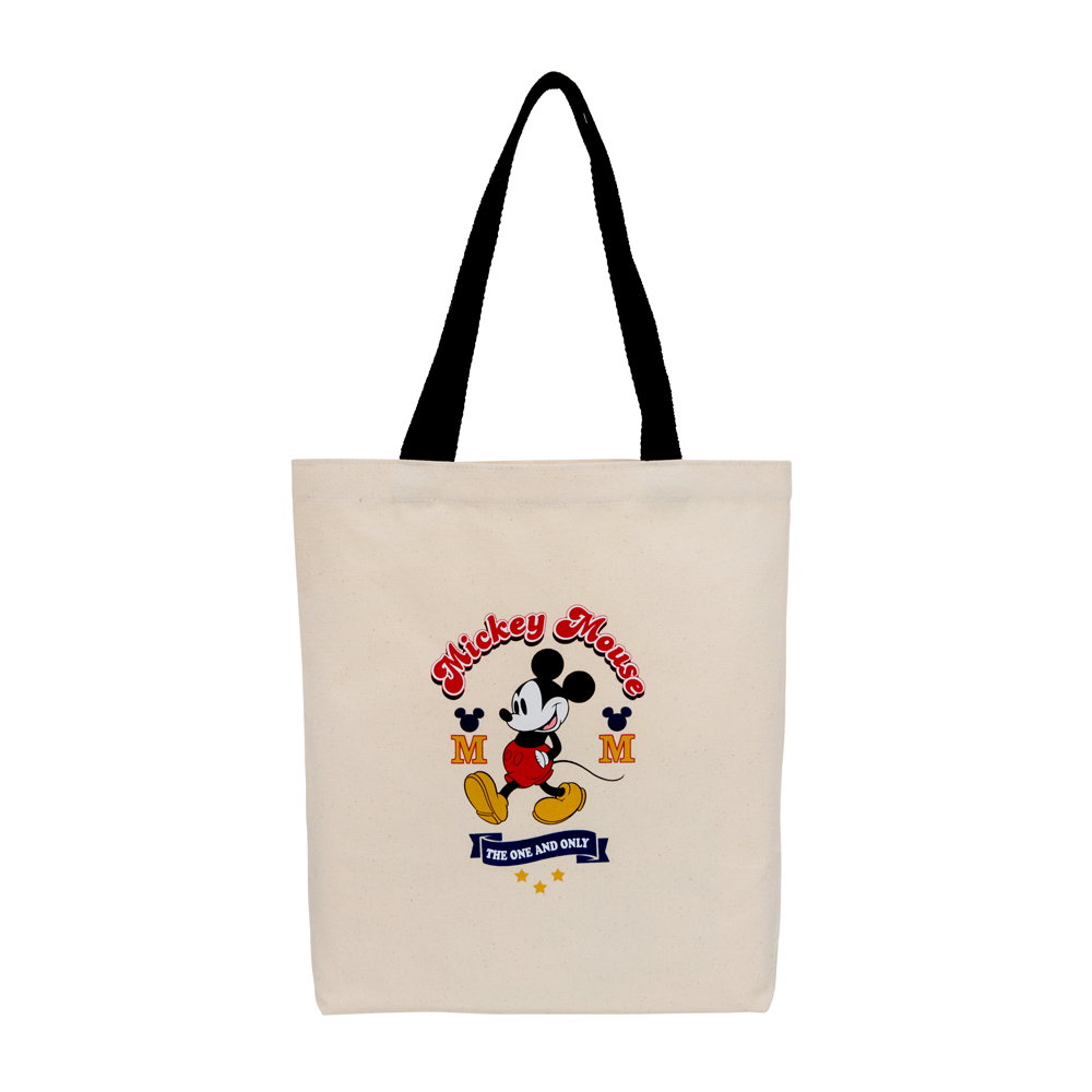 【DISNEY】米奇-休閒米奇-帆布肩背包-米 PTD22-C6-54BG_1