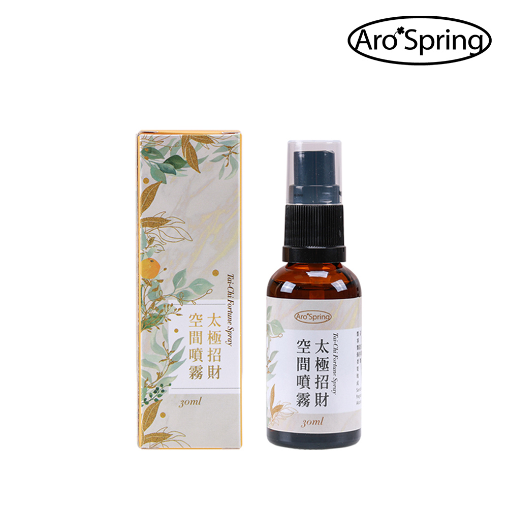 太極招財噴霧劑30ml（新版）(開運/招財/淨化空間/精油/檀木/琥珀/事業運)_0