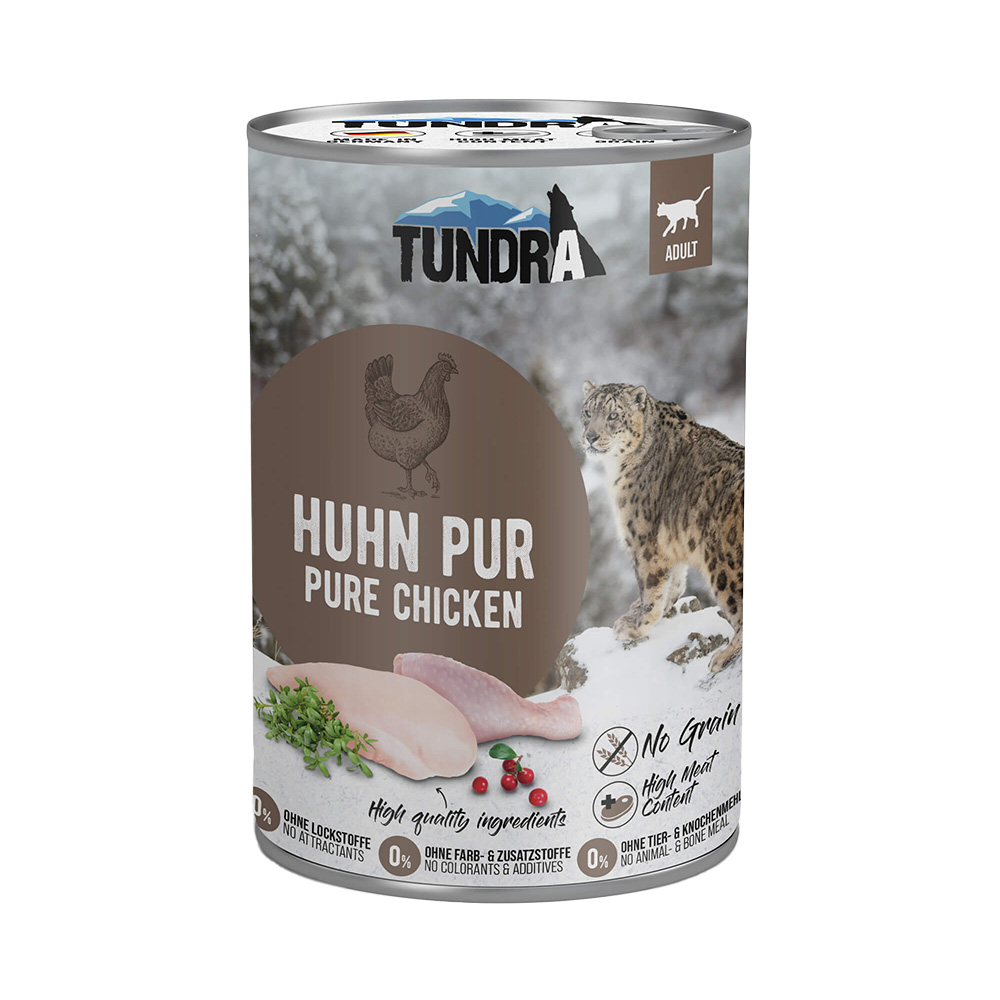 【TUNDRA 德國渴達】貓主食罐-雞肉400g_0