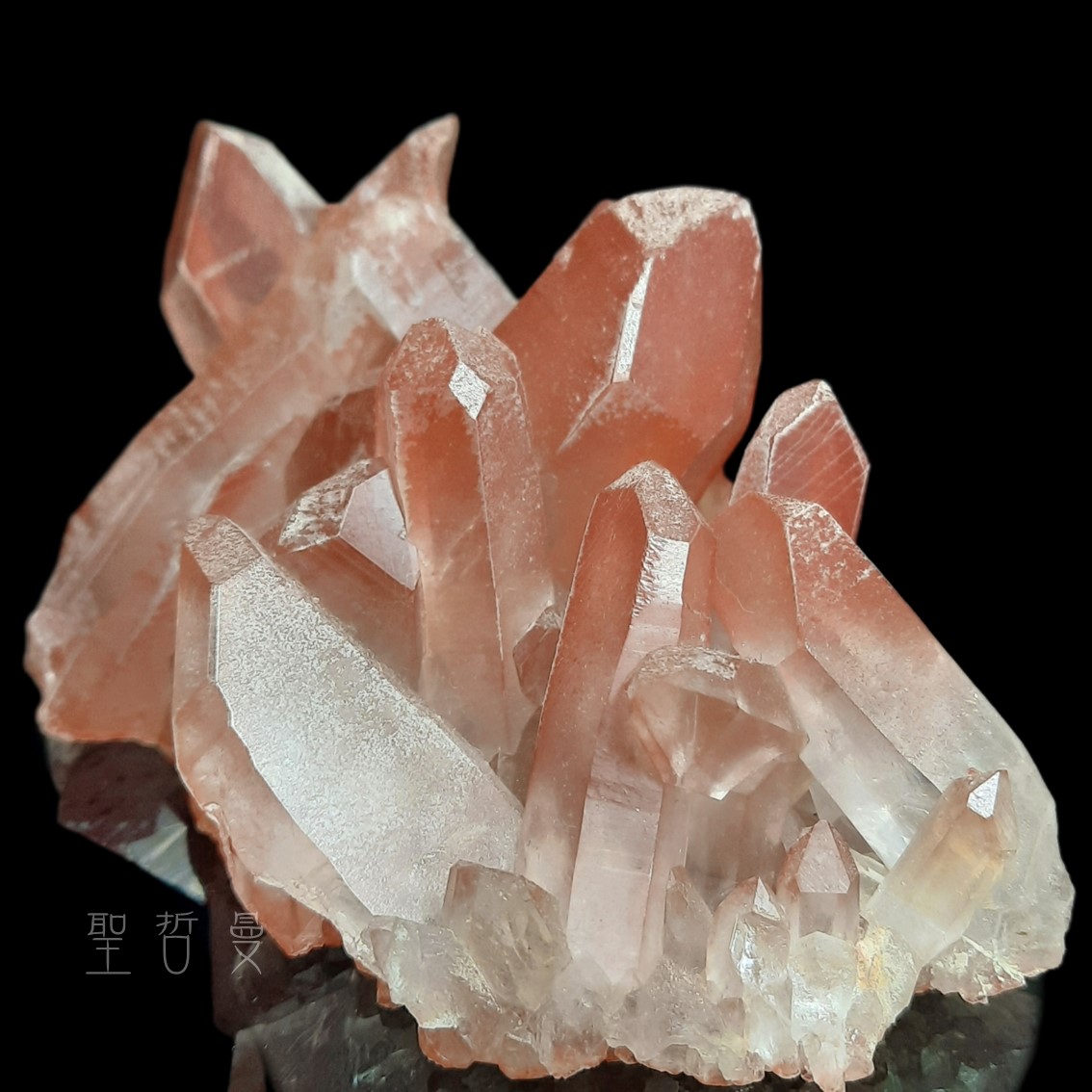 【土桑展精品】粉紅列木里亞薄暮水晶2號 Pink Shadow Lemurian/列木尼亞/雷姆尼亞 雙生、平頂、窗_3