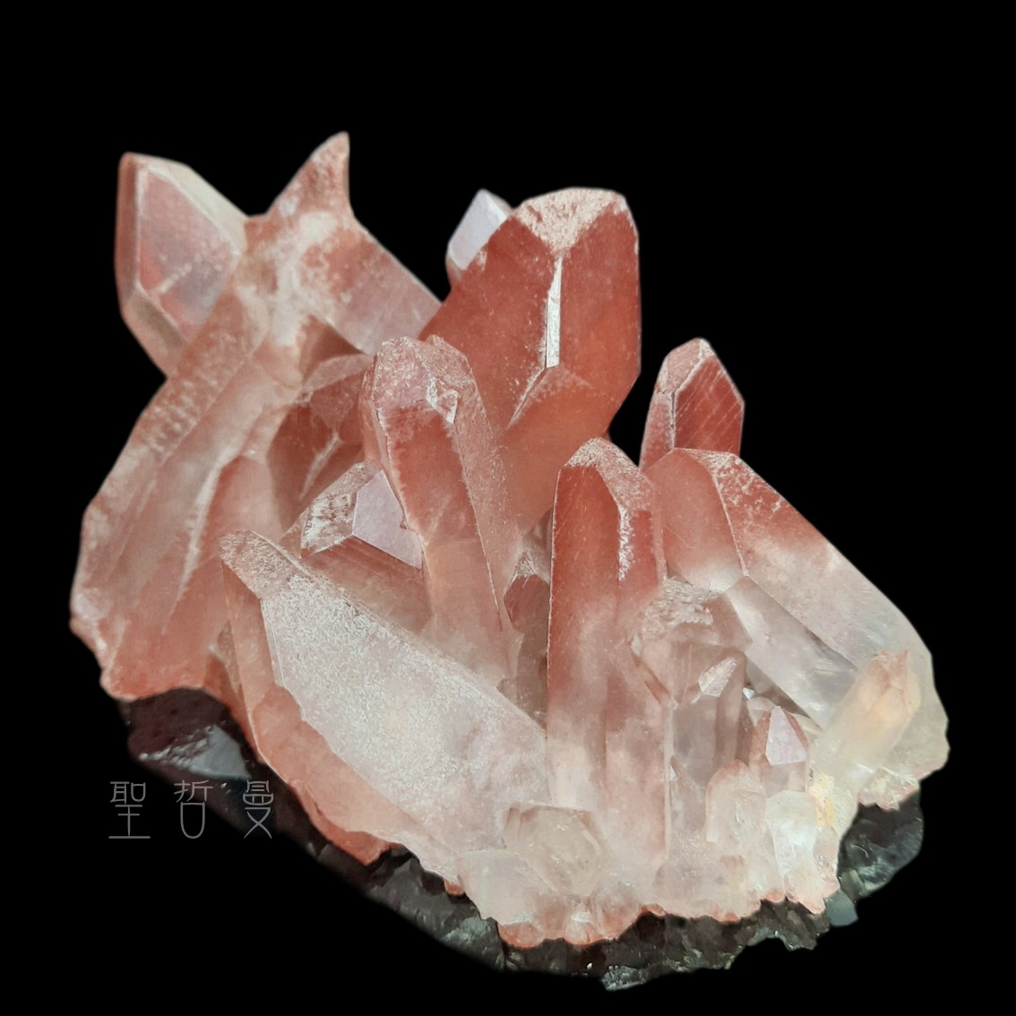 【土桑展精品】粉紅列木里亞薄暮水晶2號 Pink Shadow Lemurian/列木尼亞/雷姆尼亞 雙生、平頂、窗_4