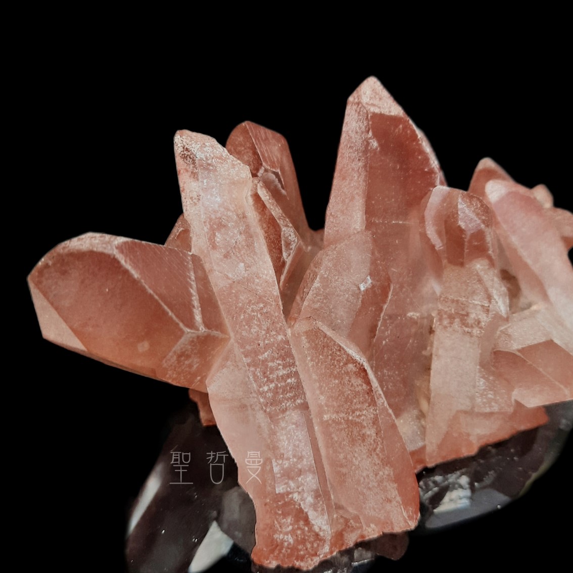 【土桑展精品】粉紅列木里亞薄暮水晶2號 Pink Shadow Lemurian/列木尼亞/雷姆尼亞 雙生、平頂、窗_5