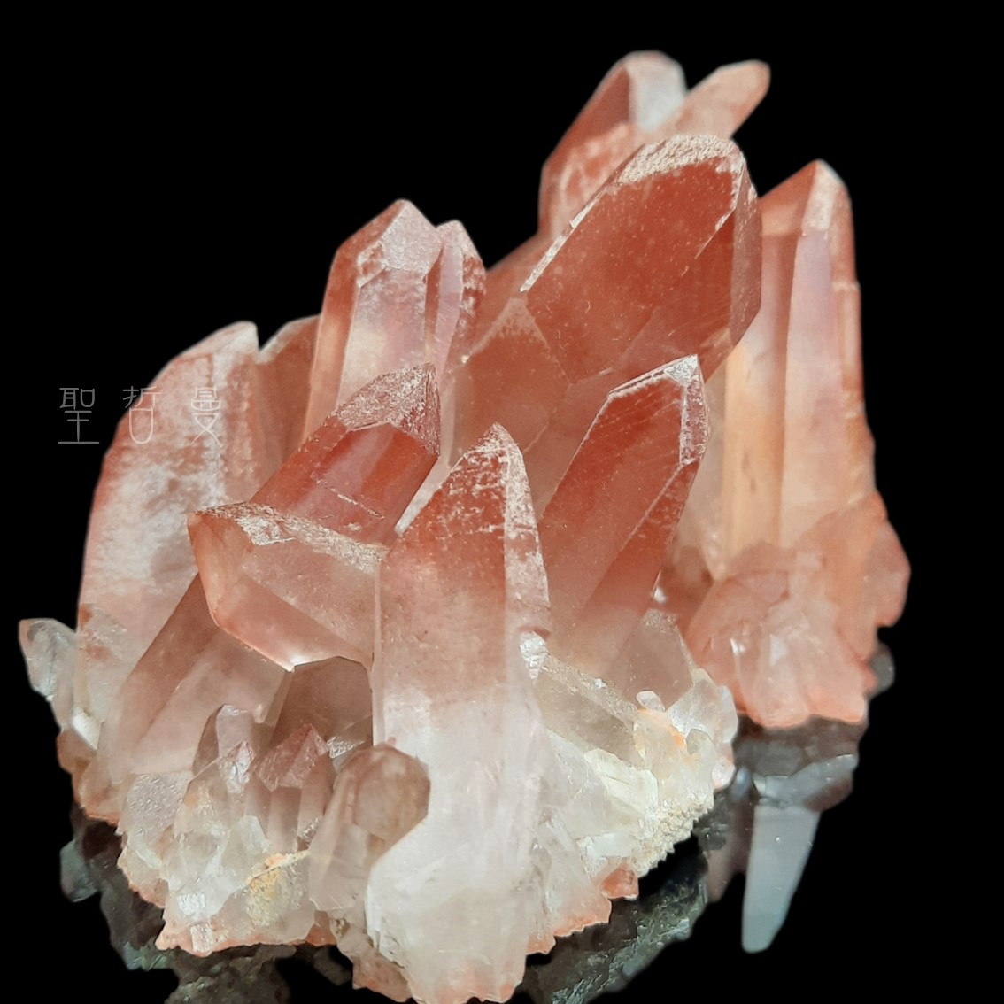 【土桑展精品】粉紅列木里亞薄暮水晶2號 Pink Shadow Lemurian/列木尼亞/雷姆尼亞 雙生、平頂、窗_6