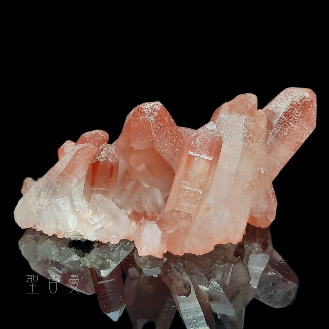 【土桑展精品】粉紅列木里亞薄暮水晶2號 Pink Shadow Lemurian/列木尼亞/雷姆尼亞 雙生、平頂、窗_7