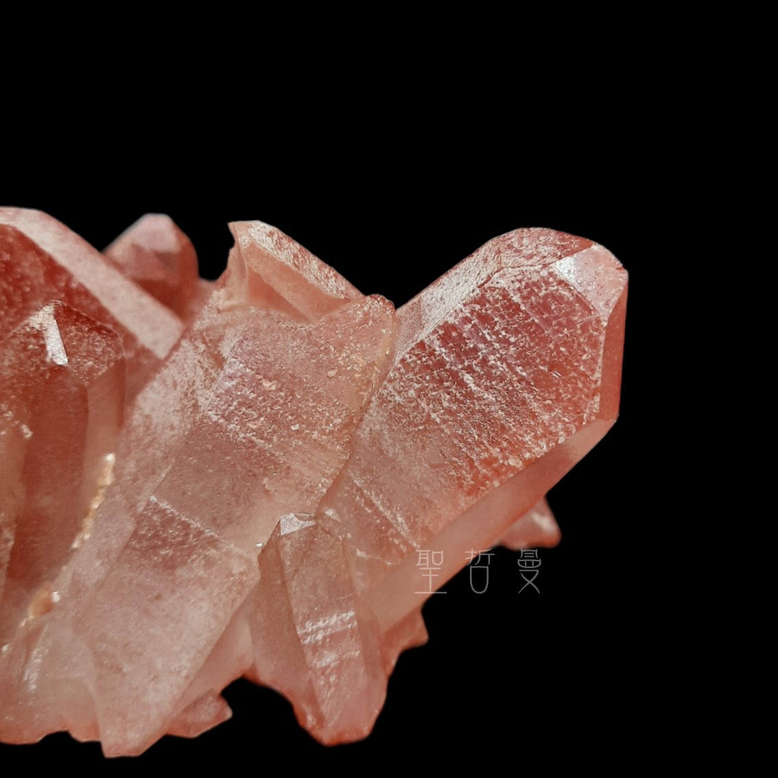 【土桑展精品】粉紅列木里亞薄暮水晶2號 Pink Shadow Lemurian/列木尼亞/雷姆尼亞 雙生、平頂、窗_8