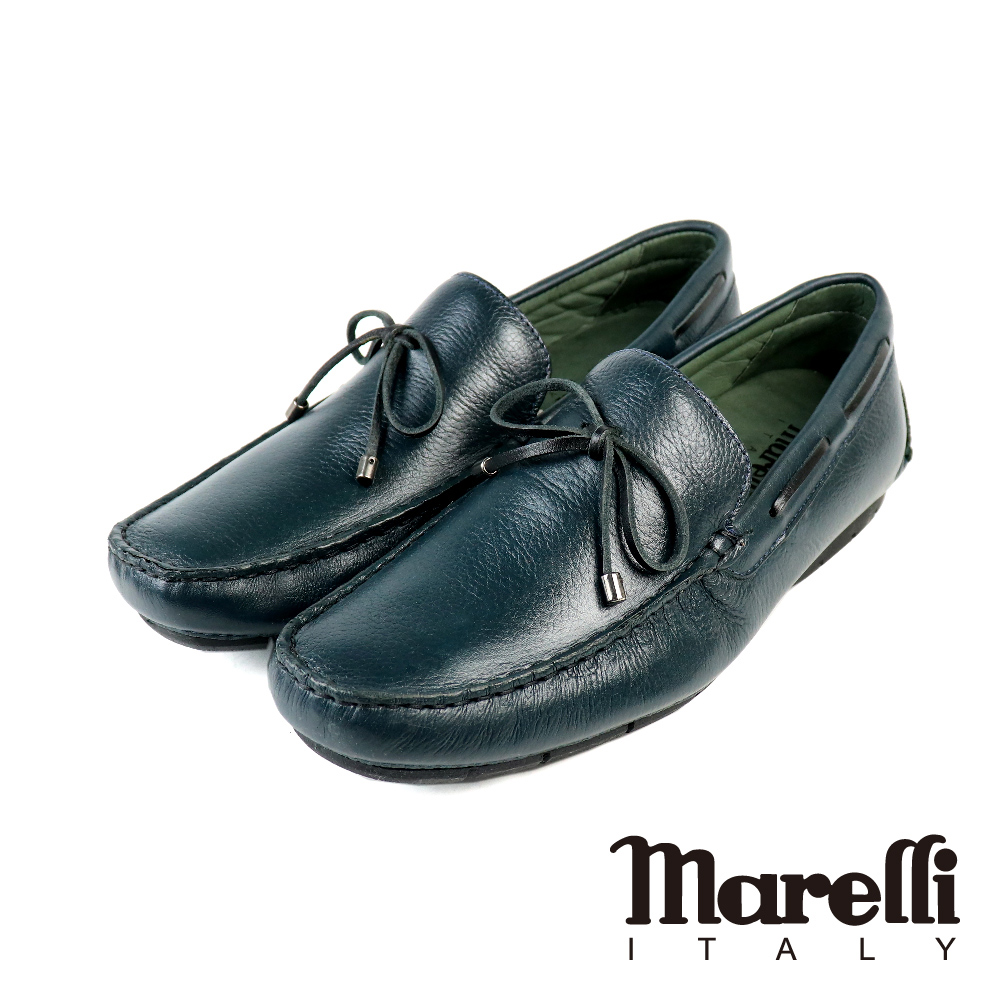 【marelli】經典輕量綁帶帆船鞋  海軍藍(M45302-NA)