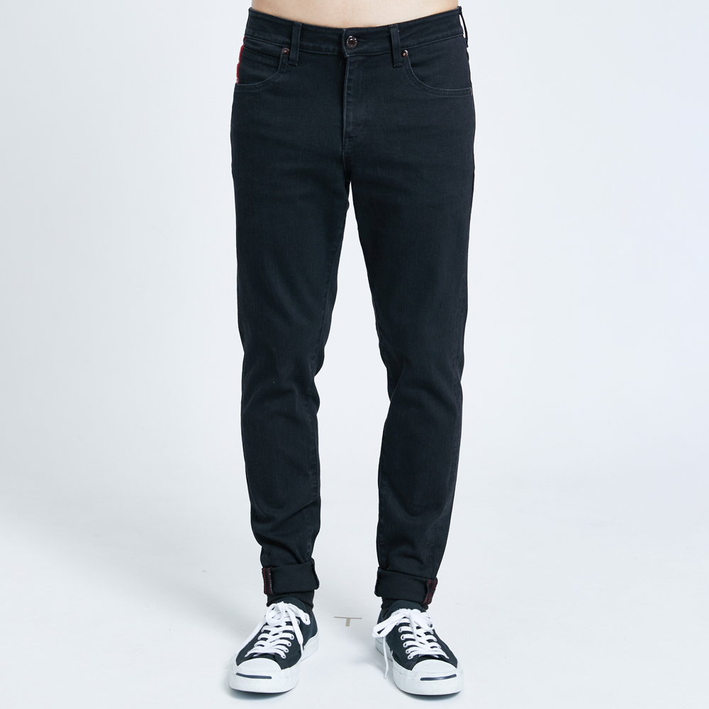 EDWIN｜EDGE｜男裝｜紅線緄皮丹寧錐形褲