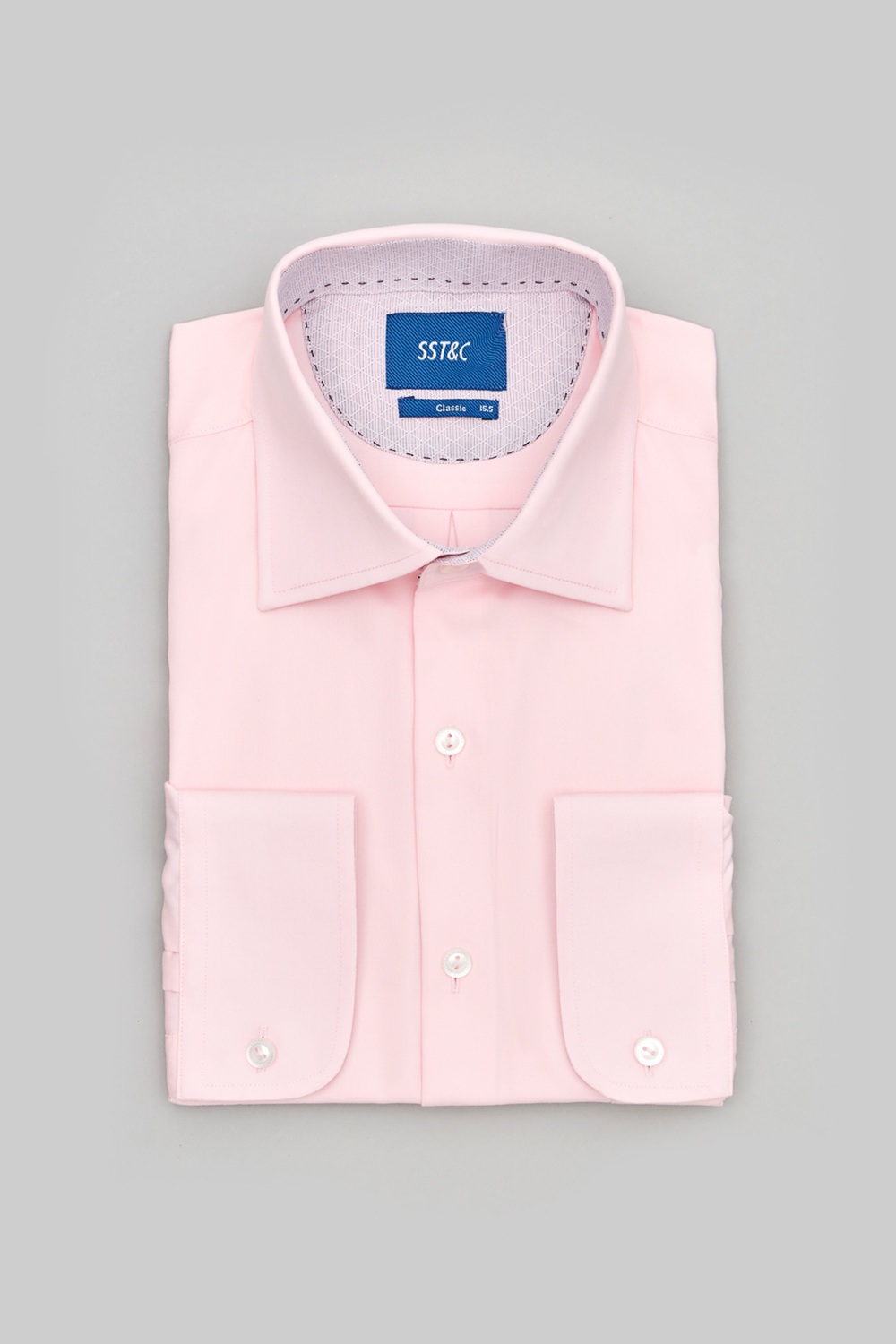 SST&C #Elastic Fit  Pink Standard Fit Shirt | 0312308004  (Outlet)_7