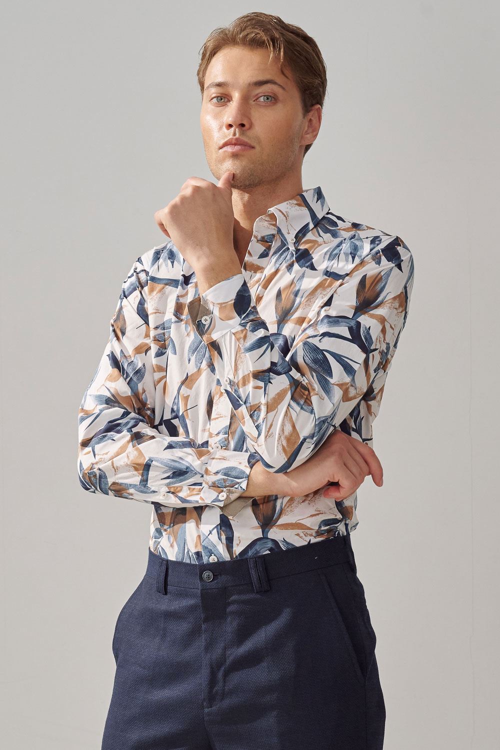 SST&C #Comfortable Cotton  Large Print Standard Shirt | 0312308016  (Outlet)_0