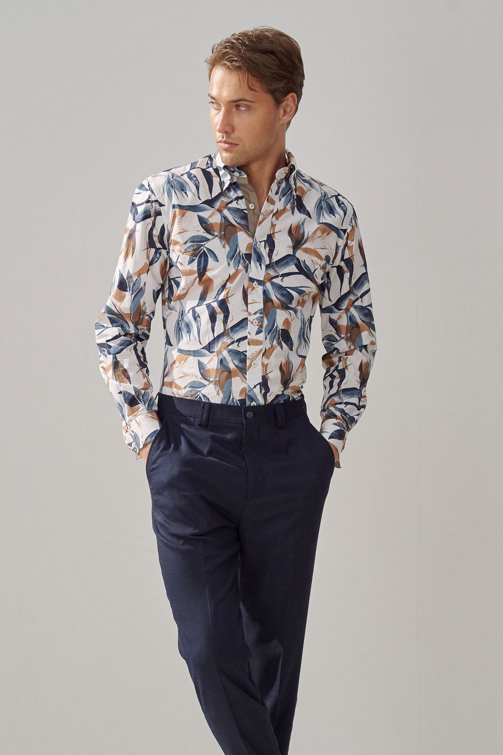 SST&C #Comfortable Cotton  Large Print Standard Shirt | 0312308016  (Outlet)_1